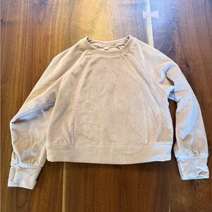 Beige Crewneck Sweatshirt